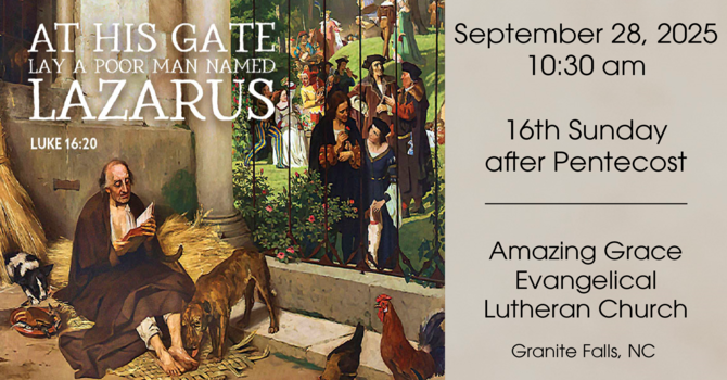16th Sunday after Pentecost (Homecoming)