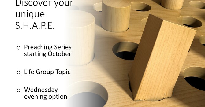 S.H.A.P.E. Group on Wednesdays