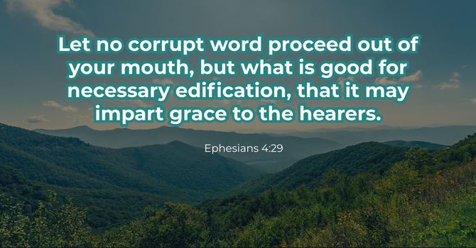 Ephesians 4:29 image