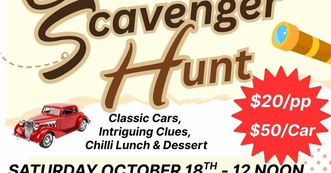 Car Rally and Scavenger Hunt