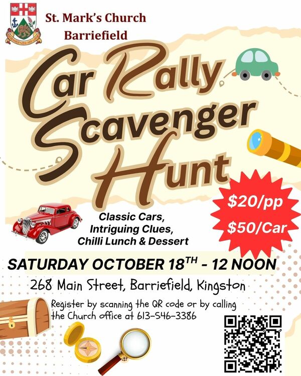 Car Rally and Scavenger Hunt