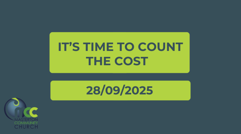 It's time to count the cost 