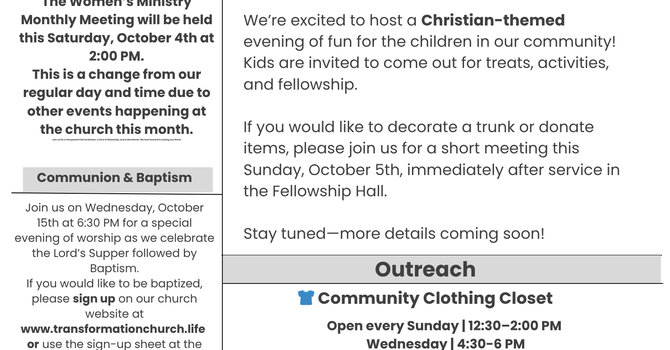 Weekly Newsletter