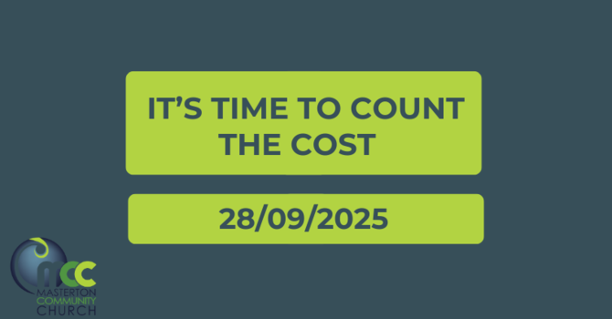 It's time to count the cost 