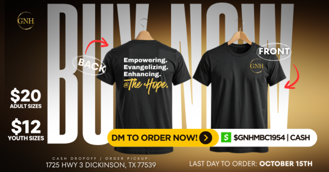 2025 Church T-shirts Now Available! image