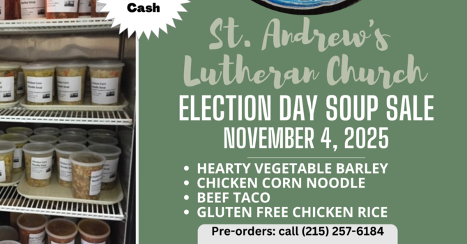 Election Day Soup Sale