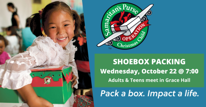 Operation Christmas Child Shoebox Packing