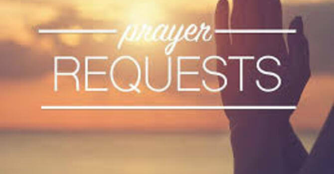 Prayer Request