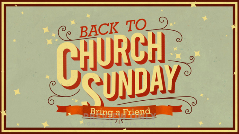 Back to Church Sunday