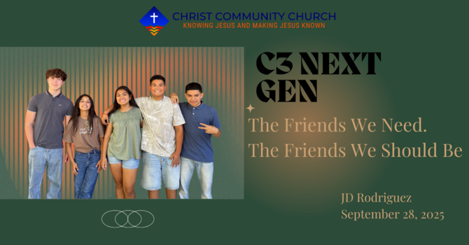 The Friends We Need, The Friends We Should Be