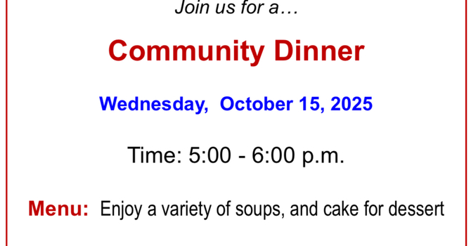 Community Dinner