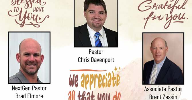 Pastor Appreciation Recognition