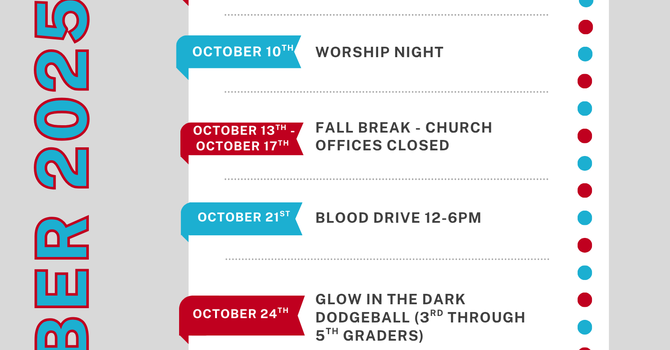 October at Christ Community Church