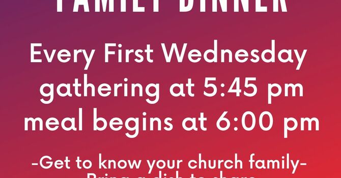 Church Family Dinner