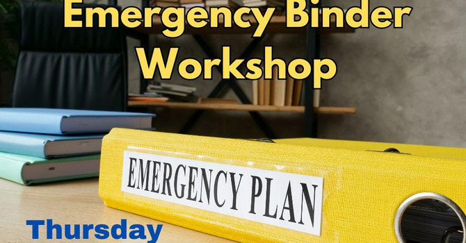 Emergency Binder Workshop