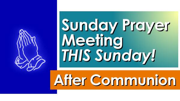 Prayer Meeting Sunday
