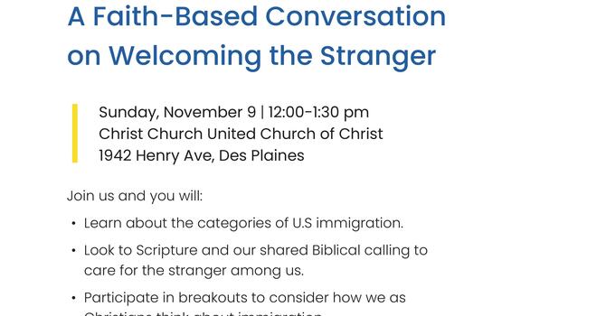 Welcoming the Stranger