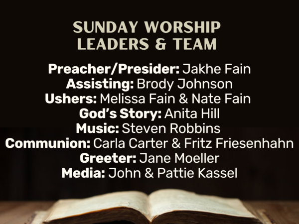 Leading us in Worship