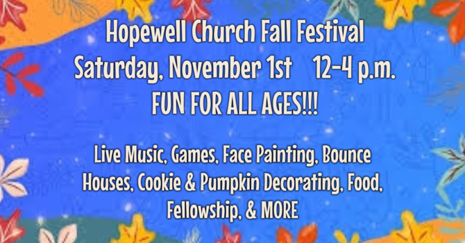 Hopewell Methodist Church Fall Festival
