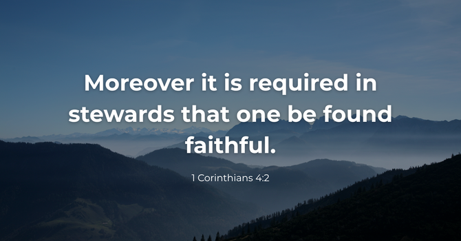 1 Corinthians 4:2 image