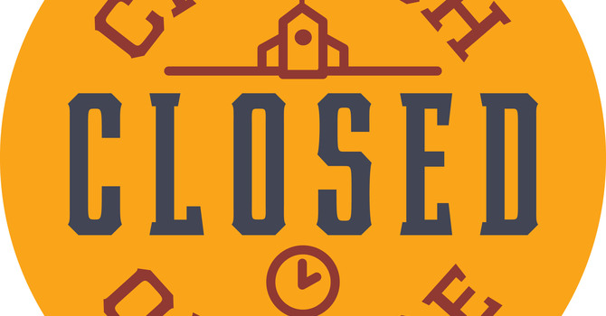 Church office closed