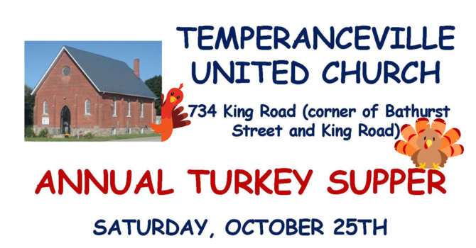 Annual Turkey Supper