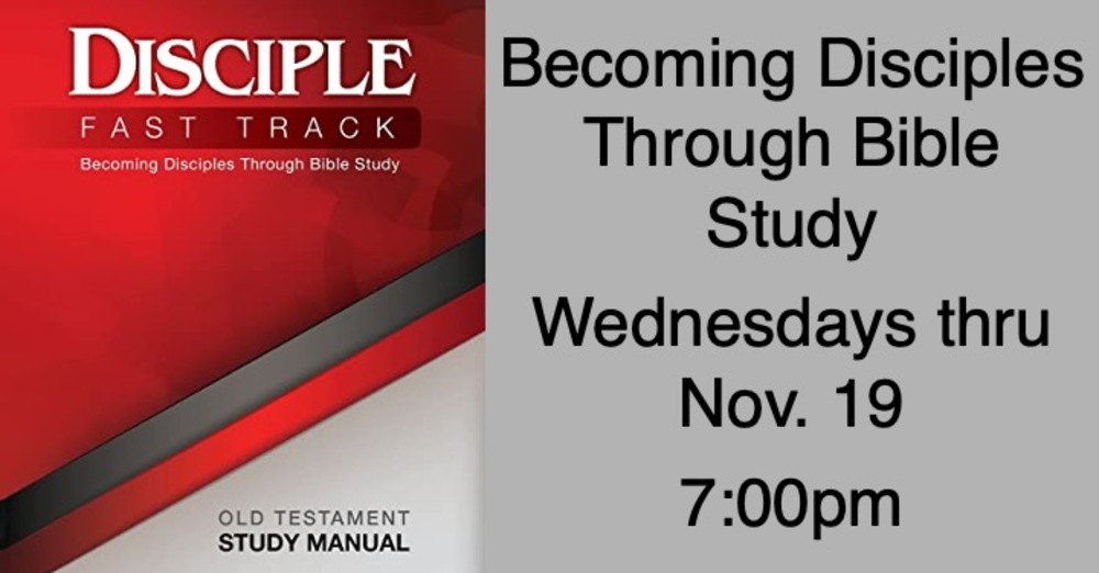 Becoming Disciples Through Bible Study
