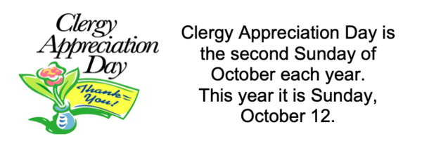 Clergy Appreciation Day