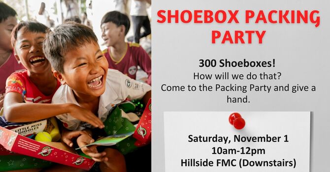OCC Shoebox Packing Party
