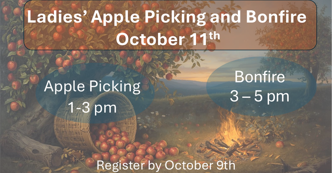 Ladies Apple picking and Bonfire