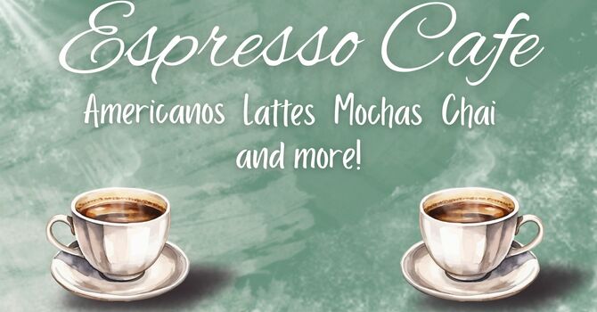 Now open every Sunday, before and after our morning service image