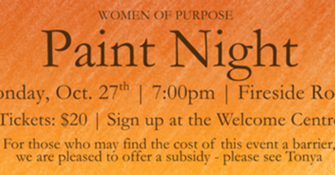 Women of Purpose Paint Night