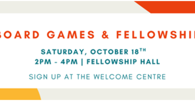 Board Games and Fellowship
