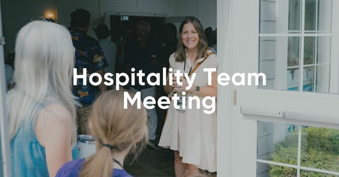 Hospitality Team Meeting