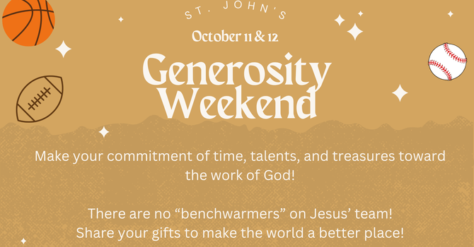 Generosity Weekend