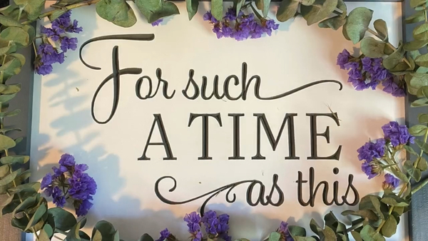 For Such A Time As This