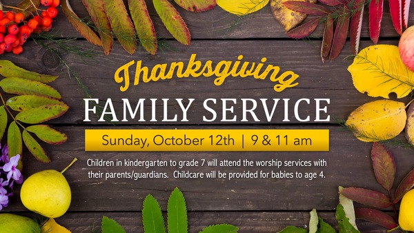 Thanksgiving Family Service
