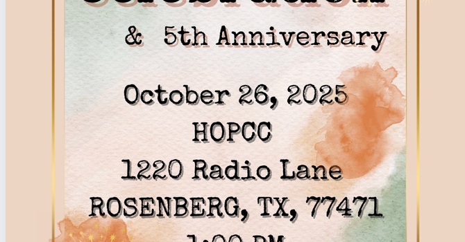 Pastorial Celebration & 5th Anniversary 