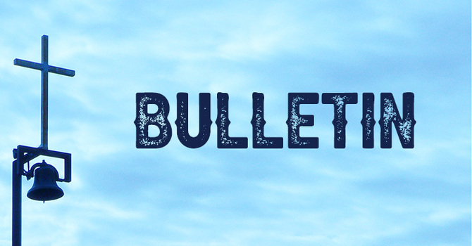 October 5, 2025 Bulletin image