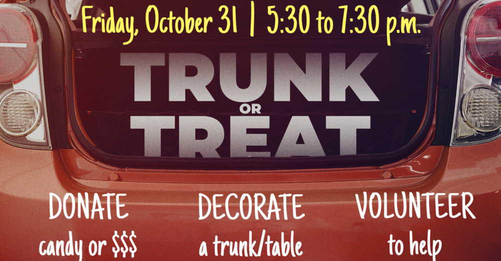 Trunk or Treat (Drive-Through Event)