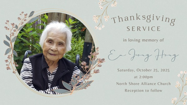 Thanksgiving Service for Eu Jeong Hung