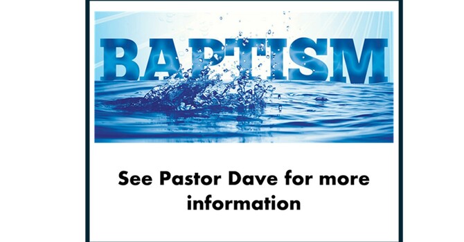 Baptism Opportunity