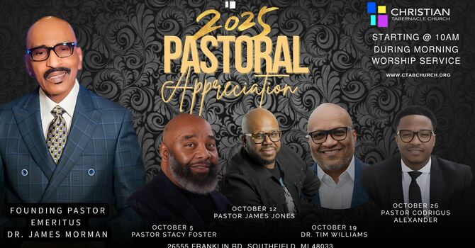 2025 Pastoral Anniversary