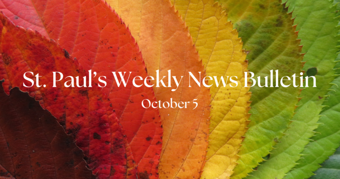 October 5 News Bulletin