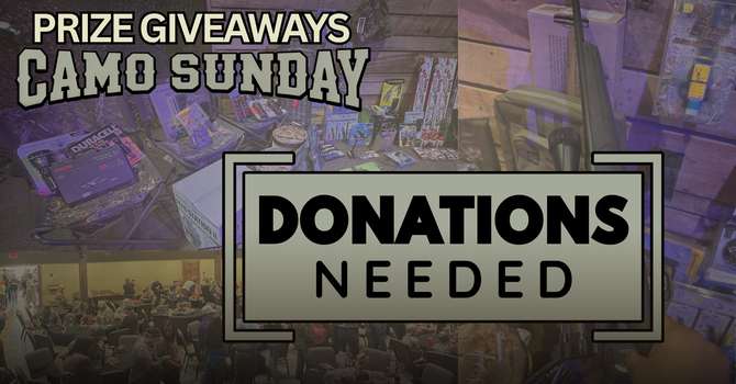 Donate Giveaways for Camo Sunday image