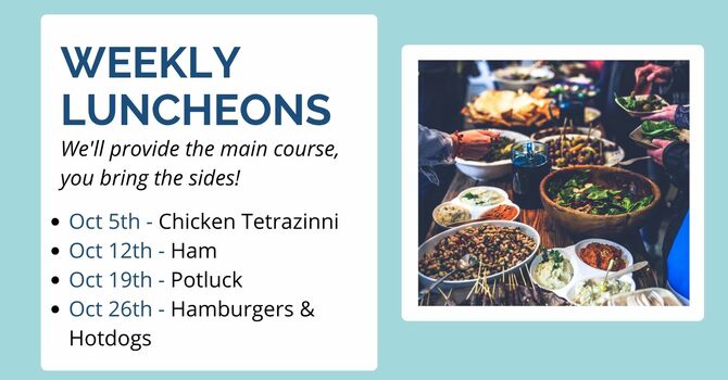 Weekly Church Fellowship Meals image