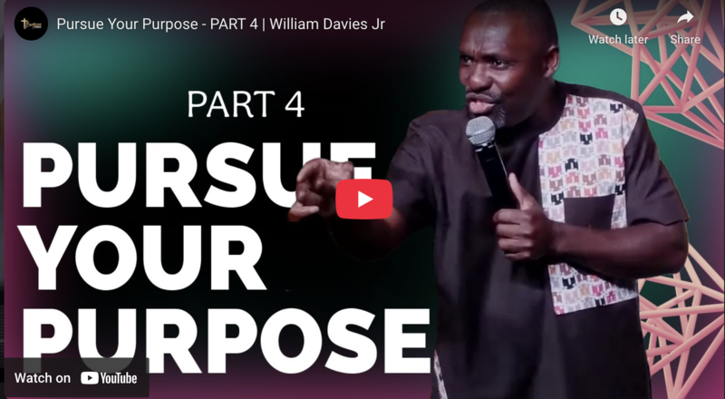 Purpose Sets The Path part 4