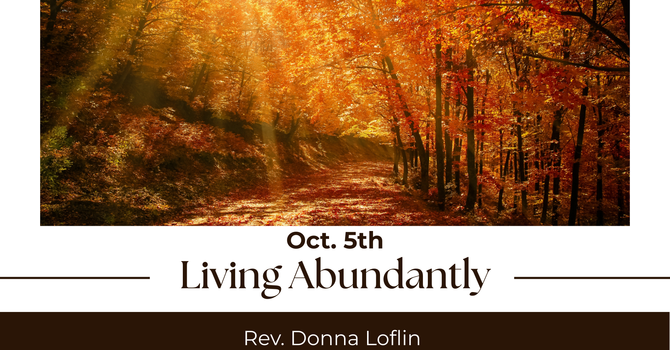 Living Abundantly