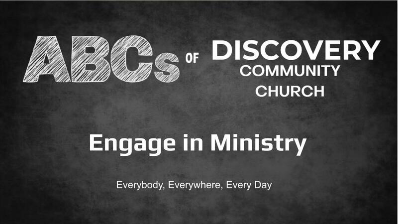 Engage In Ministry