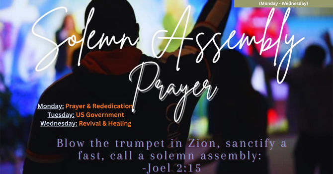 Solemn Assembly Prayer